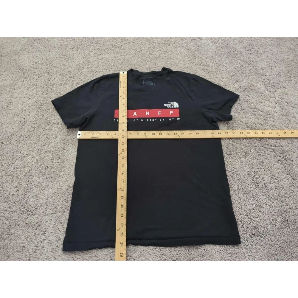 The North Face Shirt Womens‎ Medium Black Banff Coordinates Graphic T-Shirt Tee - Picture 4 of 7
